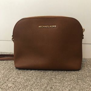 Michael Kors brown crossbody purse